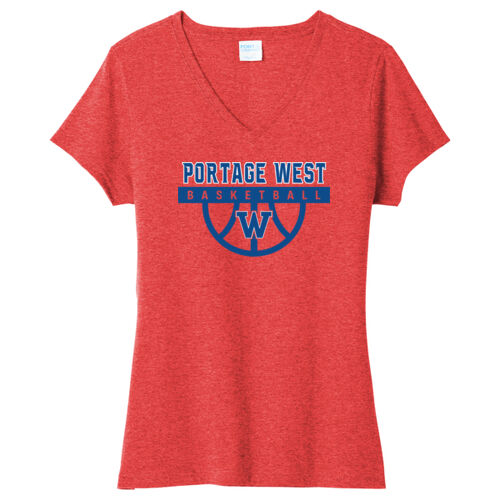 Women's Tri-Blend V-Neck Tee Thumbnail