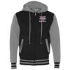 Unisex Heavyweight Varsity Full-Zip Hooded Sweatshirt Thumbnail