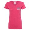 Women’s Glitter V-Neck T-Shirt Thumbnail